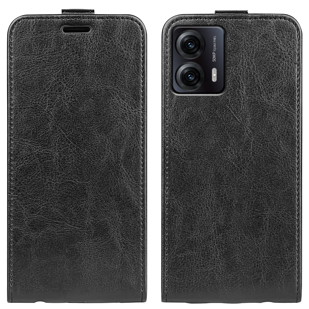 For Motorola Moto G53 5G Crazy Horse Texture PU Leather Card Holder Phone Case Vertical Flip Anti-drop Cover For Motorola Moto G53 5G Crazy Horse Texture PU Leather Card Holder Phone Case Vertical Flip Anti-drop Cover